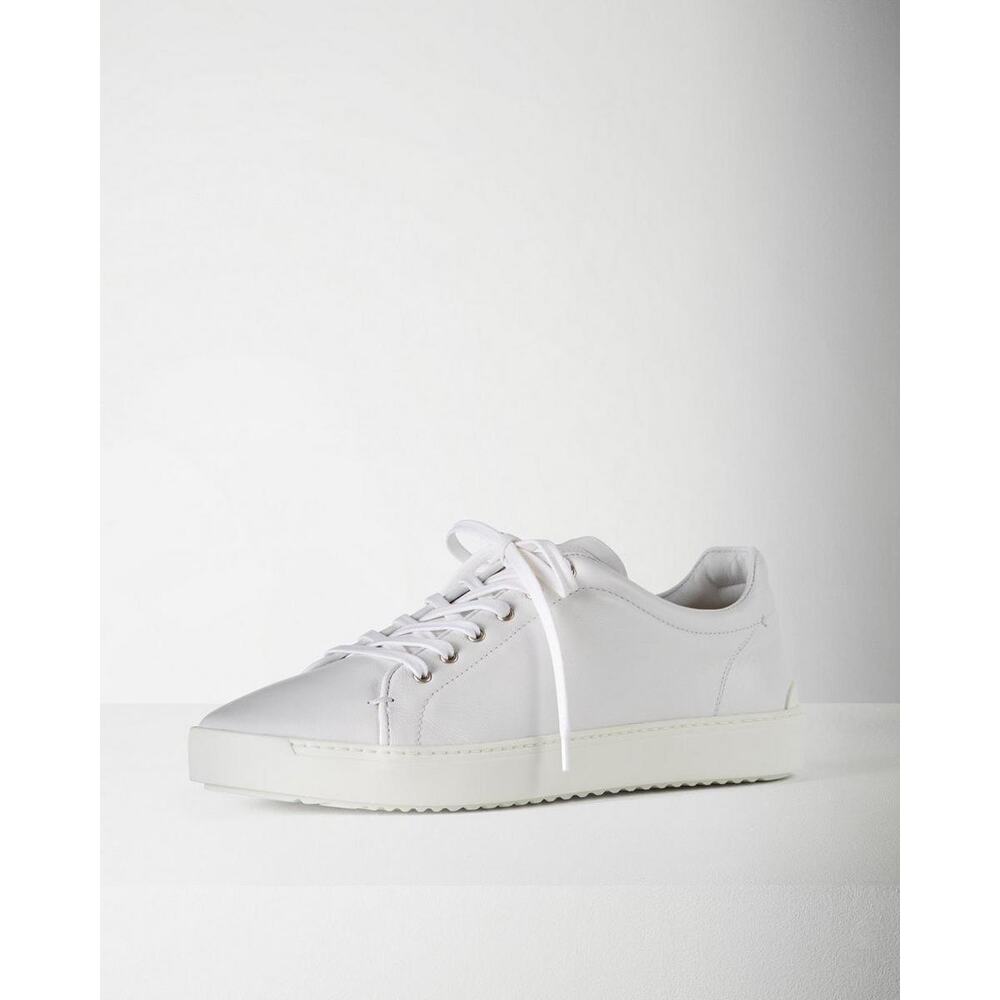 Rag & Bone Kent Lace Up White Leather Sneakers Shoes Size 9 (39)